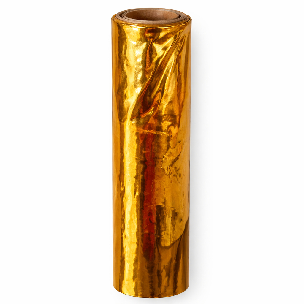 Imperial Gold Mirror Patent Leather Material